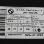 BMW 1 Series E87 CAS Control Module CAS3 61.35-6943834-01