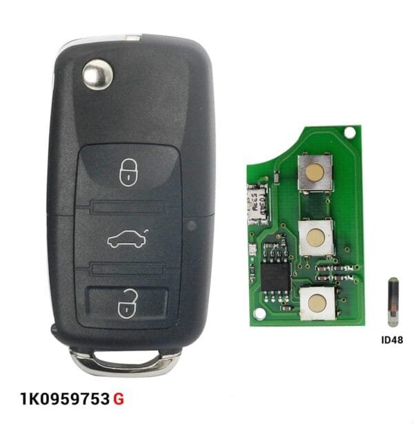 Volkswagen Remote Car Key 1J0959753 G